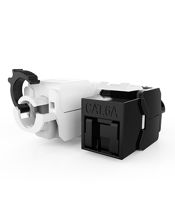 CAT6A Tool-less Keystone Jack