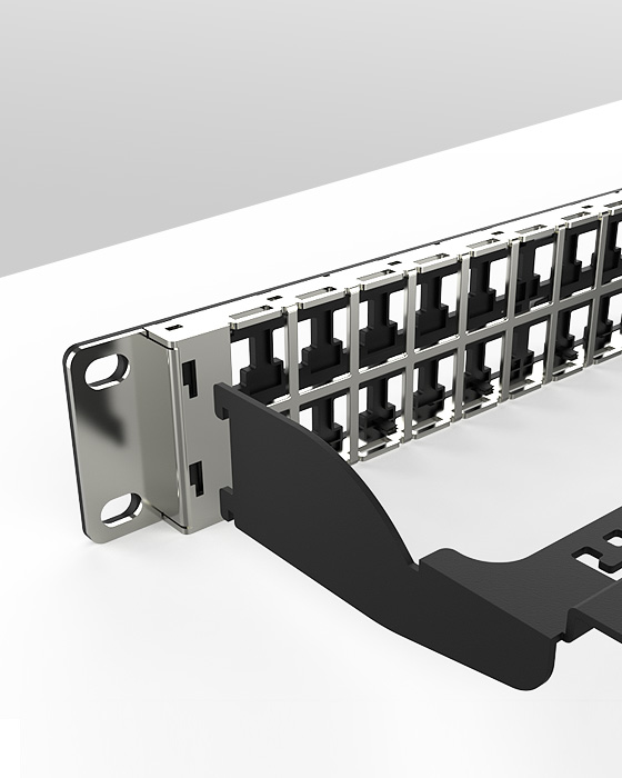 1U48口-直通網絡空配架