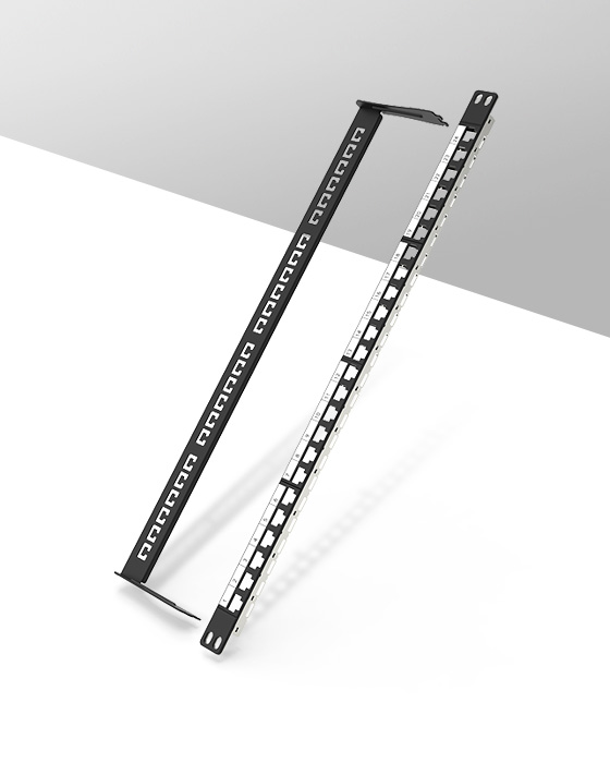 0.5U24口-屏蔽網絡空配架