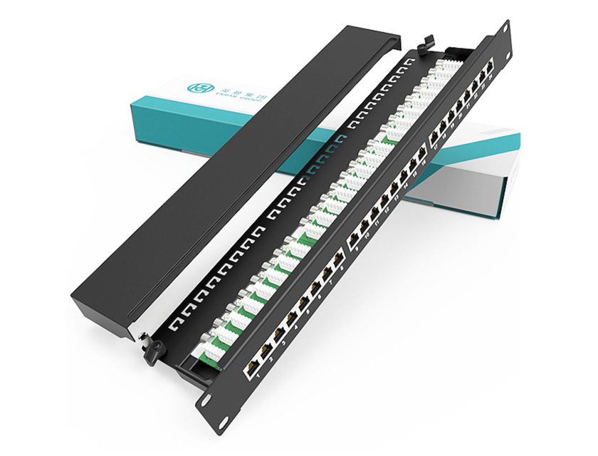 1U24口全包圍款網絡配線架有何不一樣特點？