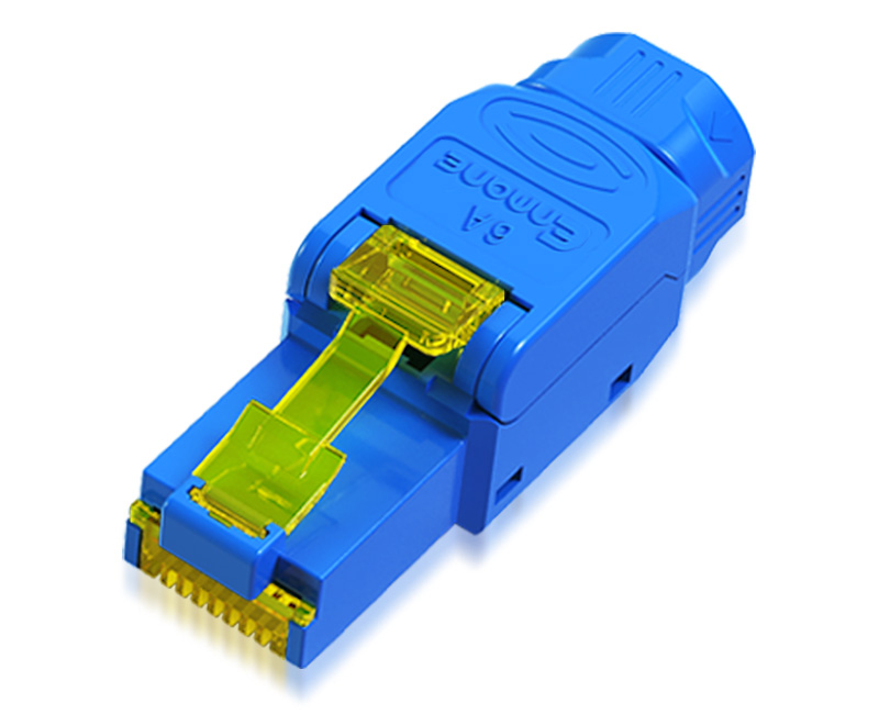 英曼-超短款-非屏蔽免打水晶頭（眼鏡款）