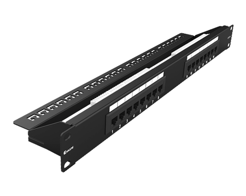1U 16 Port-CAT.6A UTP Patch Panel
