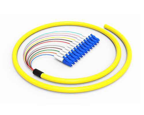 LC 12 Core Fiber Optic Pigtail