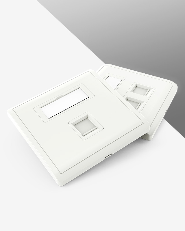 Network RJ45 Faceplate