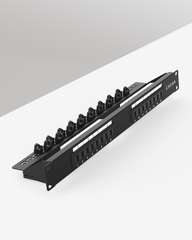 1U16口-防塵網絡配線架